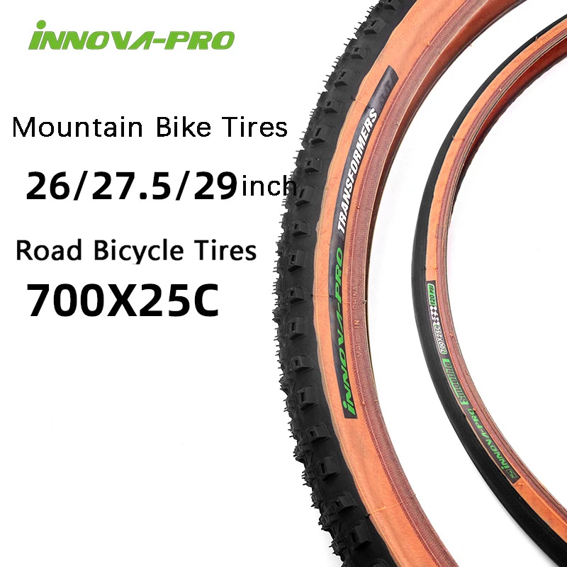 INNOVA-Ultralight Rubber Folding Tire, 700 x 25C 26, 27, 29,  Puncture-proof, Wear-Resistant Mountain Bike Road Bike tire