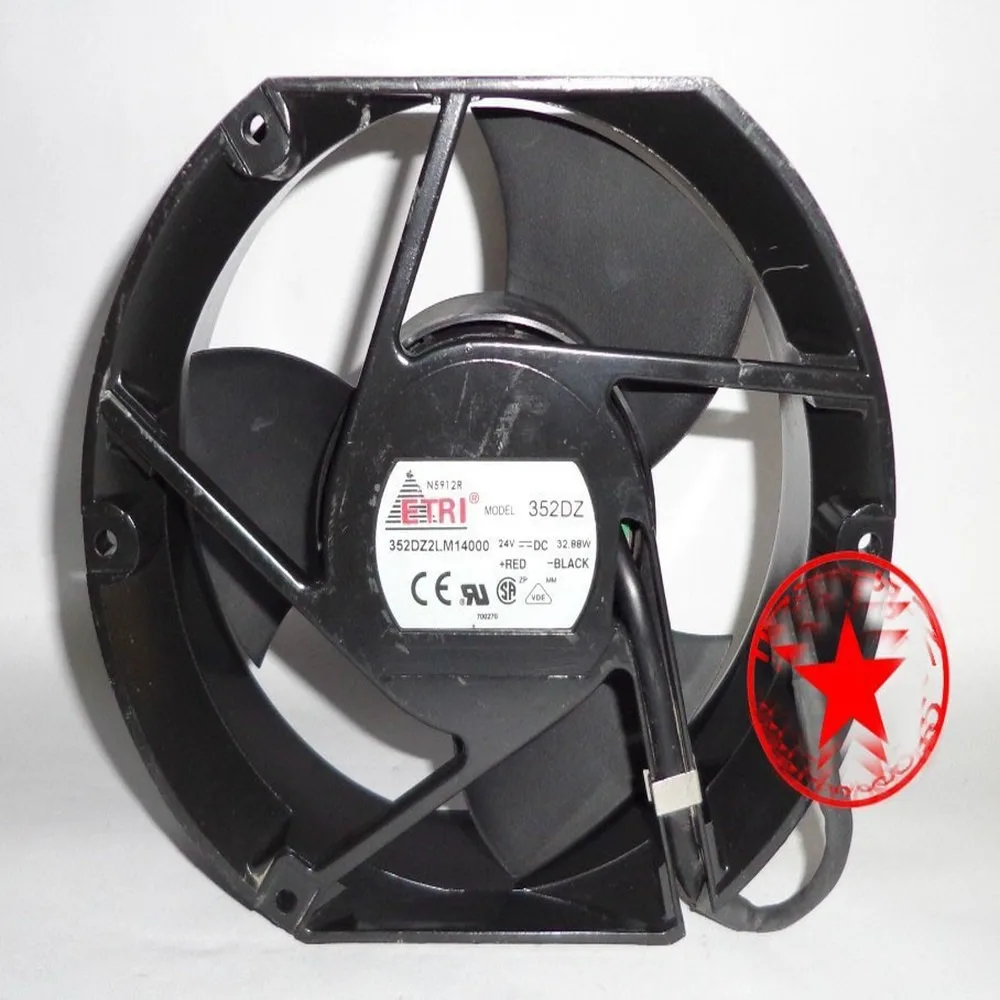For ETRI 352DZ 15*17*50CM three-blade fan 24V 32.88W wind volume
