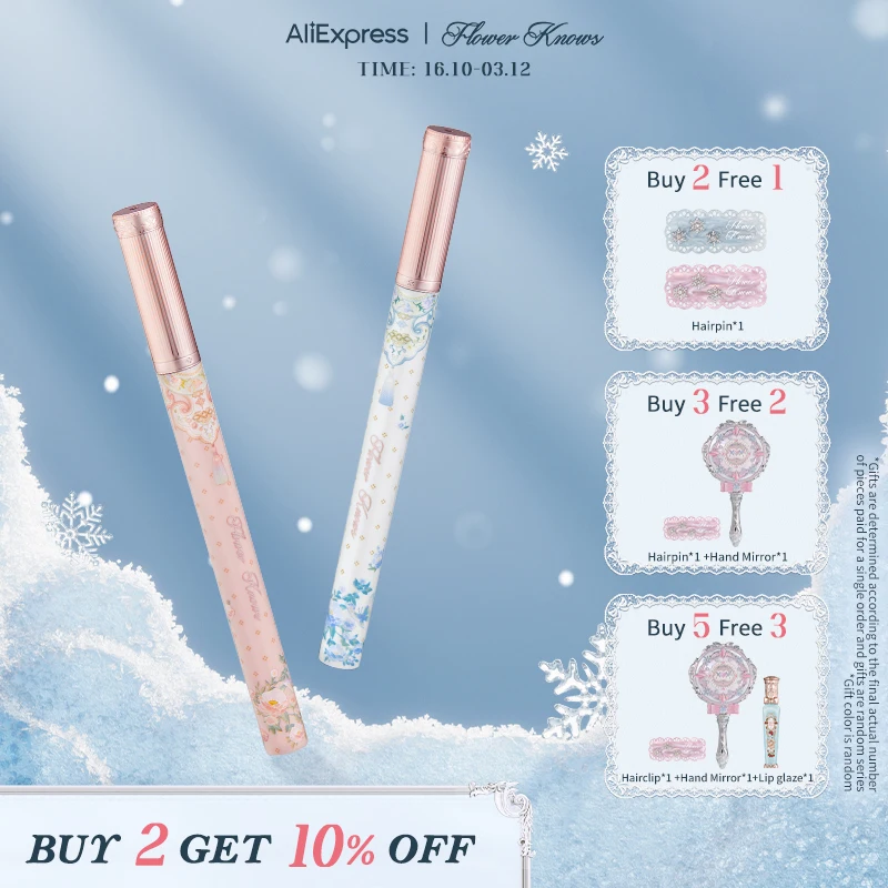Flower Knows Butterfly Cloud Collar Collection  Liquid Eyeliner Black Brown Smooth Not easy to smudge 0.5ml