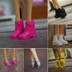 30cm 1/6 Doll Shoes High Quality Quality 20 Styles High Heels Shoes Original Doll Slippers Doll Accessories