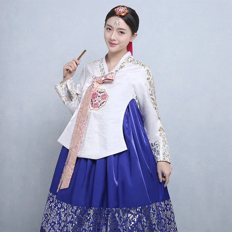 Traditional Korean Wedding Dress Female  Adult Dress Improved Korean Court Costume National Dance Dress Hanbok 한복