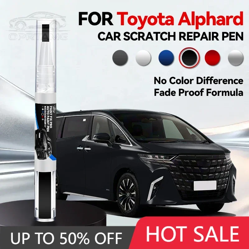OPRTAMG Purpose Vehicle For Toyota Alphard Car Paint Repair Pen Touch Up Scratch Remover DIY Auto Accessories White W09 066