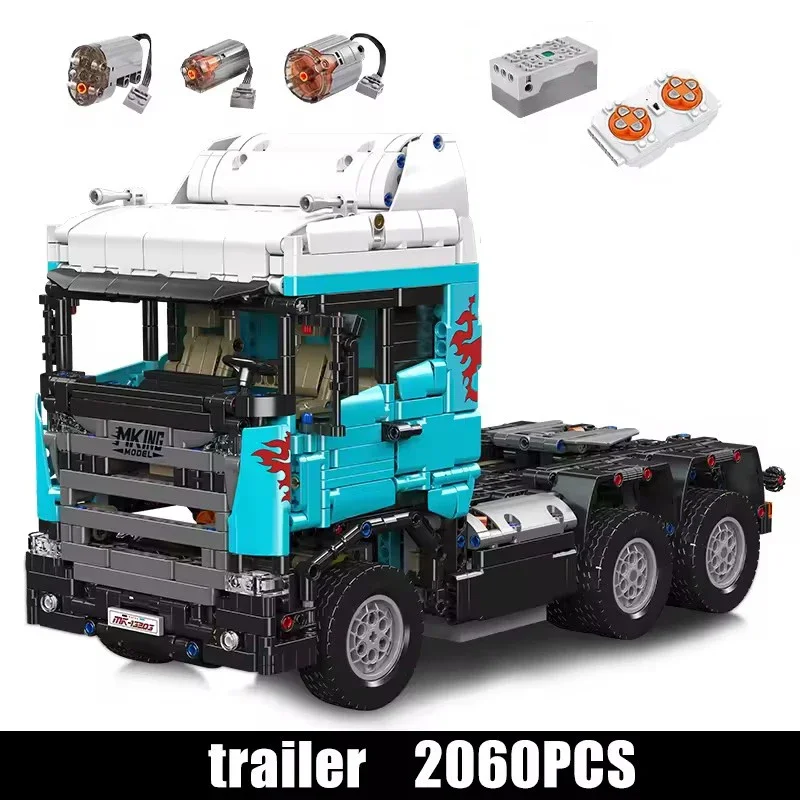 13203 Trattore Camion 2060pcs Building Blocks Tecnico Scanias High-Tech Città Camion Pesante Auto Giocattoli Per I Bambini Regalo Di Compleanno
