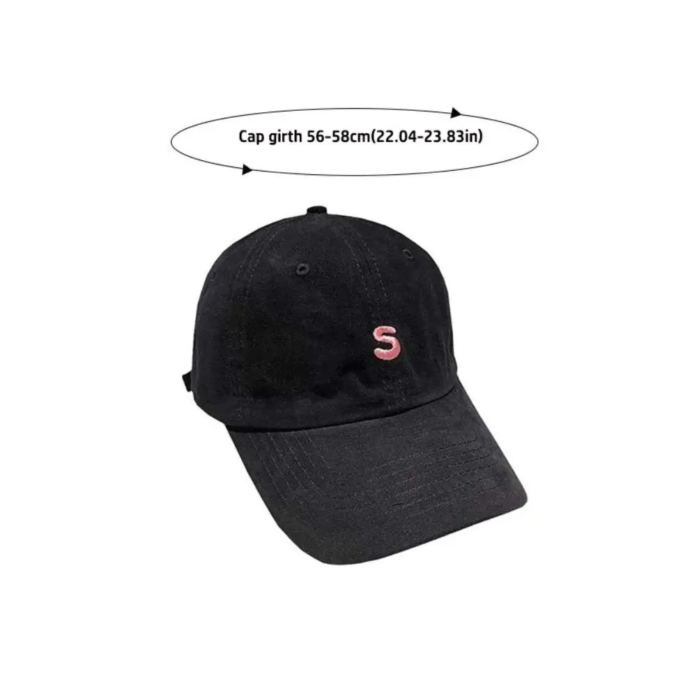 Gorra de béisbol deportiva con letras bordadas, protección solar ajustable, sombrero informal de algodón, gorro de Hip Hop que combina con todo para mujeres y hombres