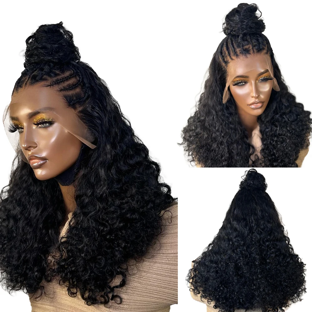 

Wear And Go 4x4 Lace Closure Wig Human Hair Deep Curly Lace Front Wigs For Women No Glue Needed Bouncy Wavy Hair Preplucked 250%