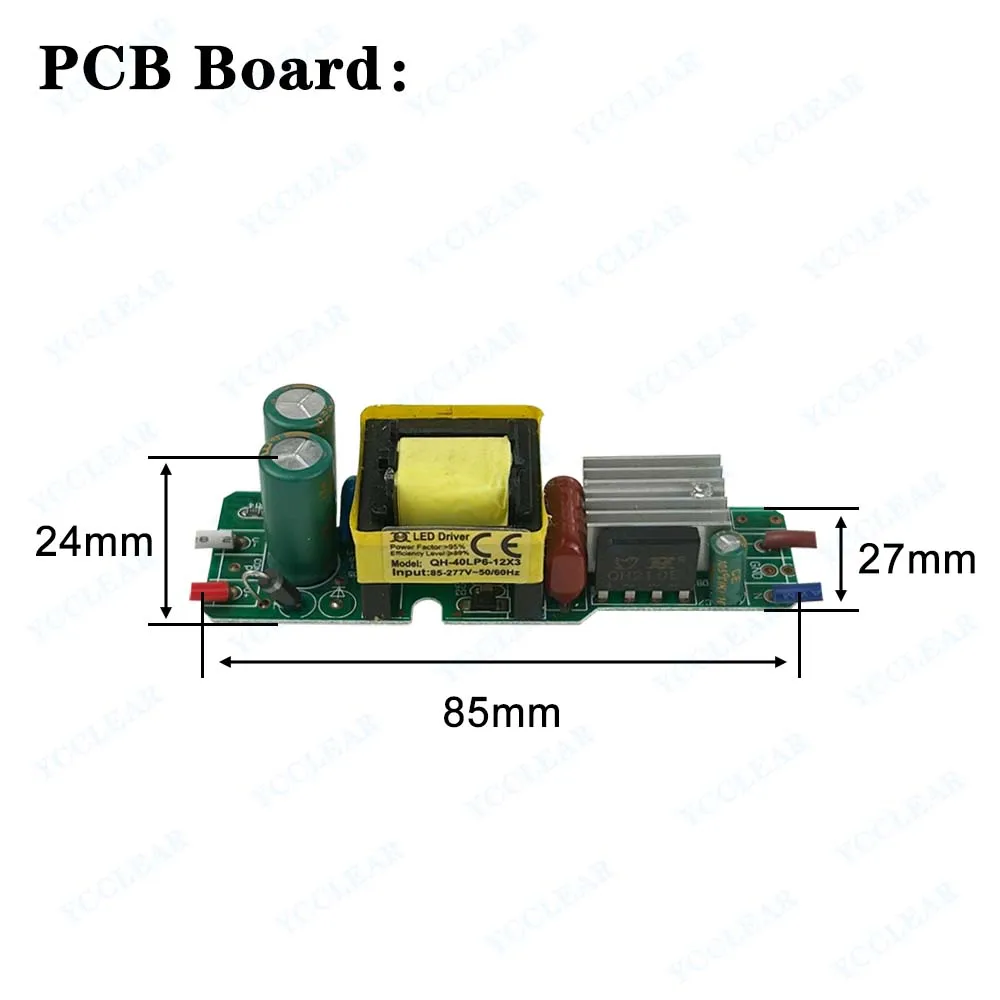 Driver LED 20W 24W 25W 28W 30W 36W 40W DC60-120V 39-85V 30-58V 18-39V 300mA 420mA 600mA 900mA alimentatore trasformatore di illuminazione