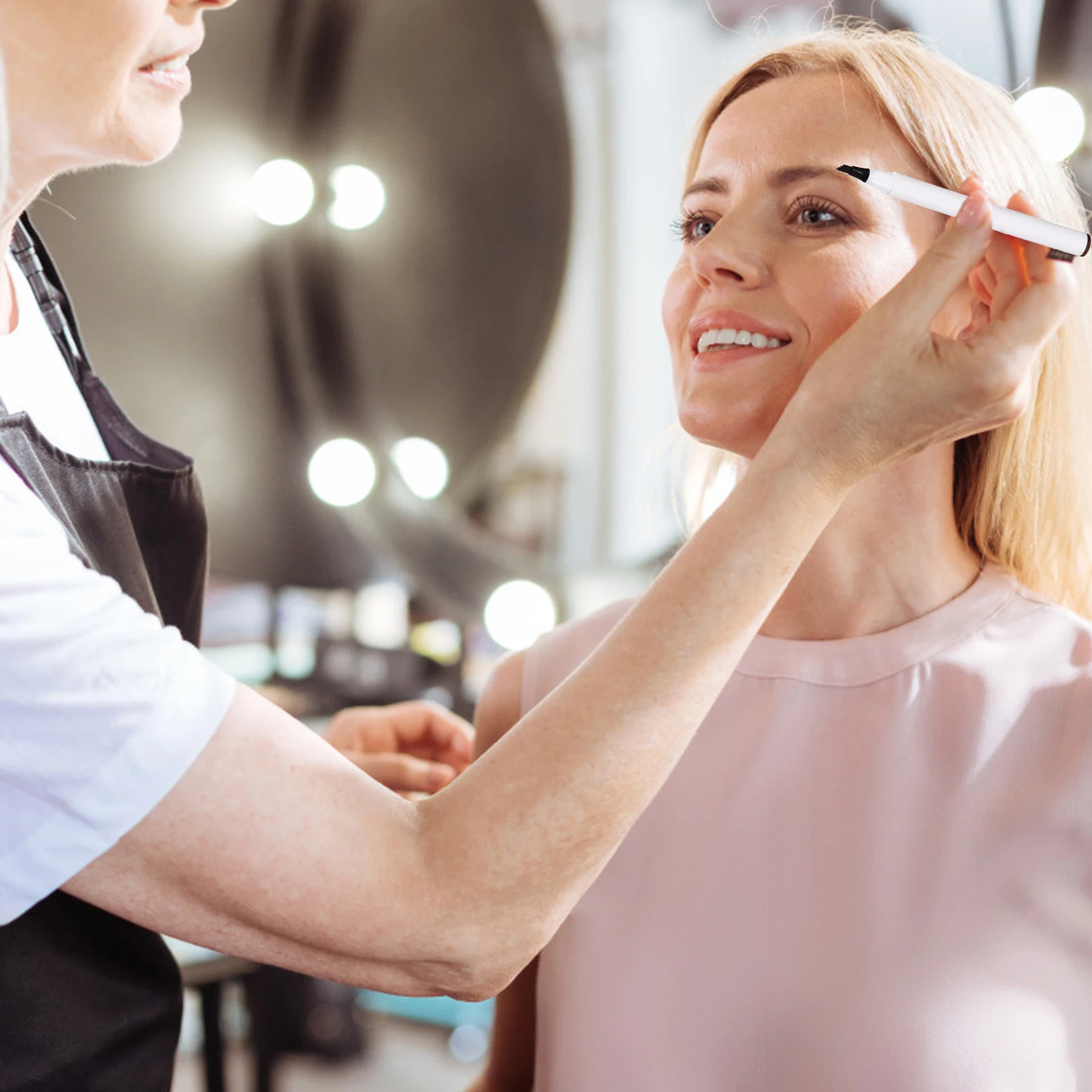 

2 PCS Four Eyebrow Pencil Care Beauty Natural Brows Advanced Curved Waterproof Plastic Shell Pencils for Women Miss Shaper