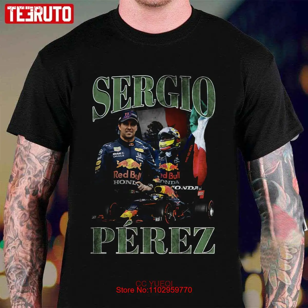 Sergio Perez Vintage Bootleg 90S Unisex T-Shirt, S-5Xl - Best Price