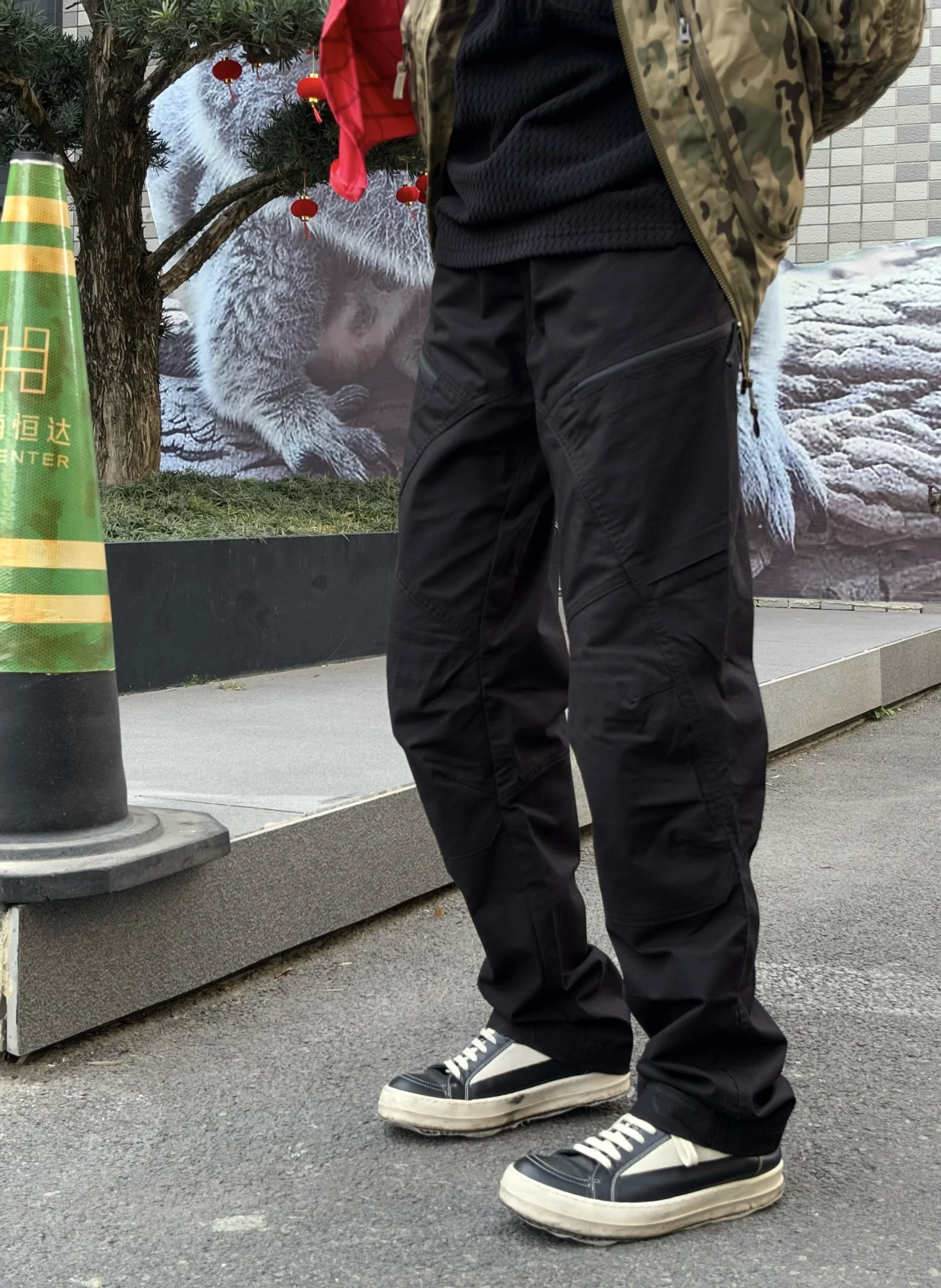 

American Sle Workwear Pants Multi-ket Paratrooper Casual Trousers Anti-Tear Wear-Resistant Straight Leg Casual Pants