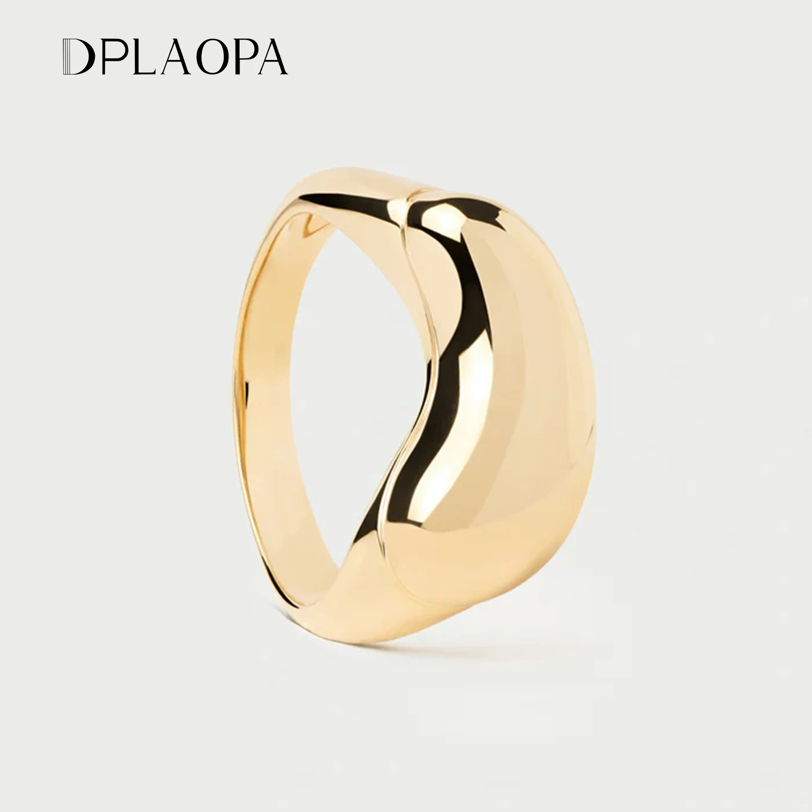 DPLAOPA  Women 100% 925 Sterling Silver Ring Fine Fashion Jewelry Circle Party Anniversary Wedding Jewels 2024 Luxury Gift