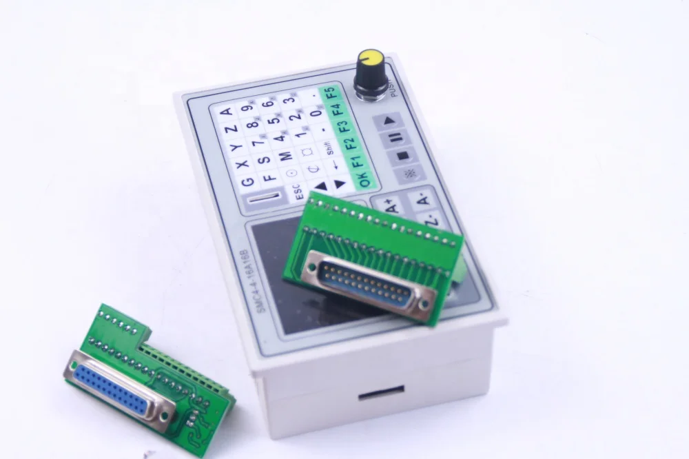 Brand New CNC SMC4 Engraving Machine Stepper Servo 4 Axis Off-line Controller Four Axis Linkage