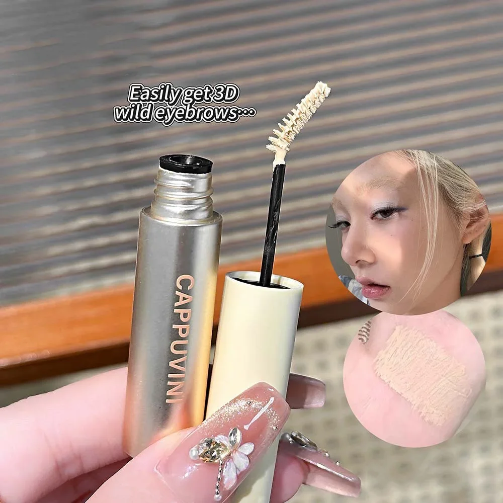 Light Color Eyebrow Dyeing Cream Three Dimensional Waterproof Grey Pink Brown Tint Eyebrow Mascara Eyes Makeup Cosmetics