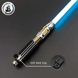 TXQ Lightsaber NEO PIXEL SNV4 Proffie Windu 7/8Inch JEDI COMBAT Smooth Swing Metal Force Heavy Light SWORD Skywalke Gift Fonts