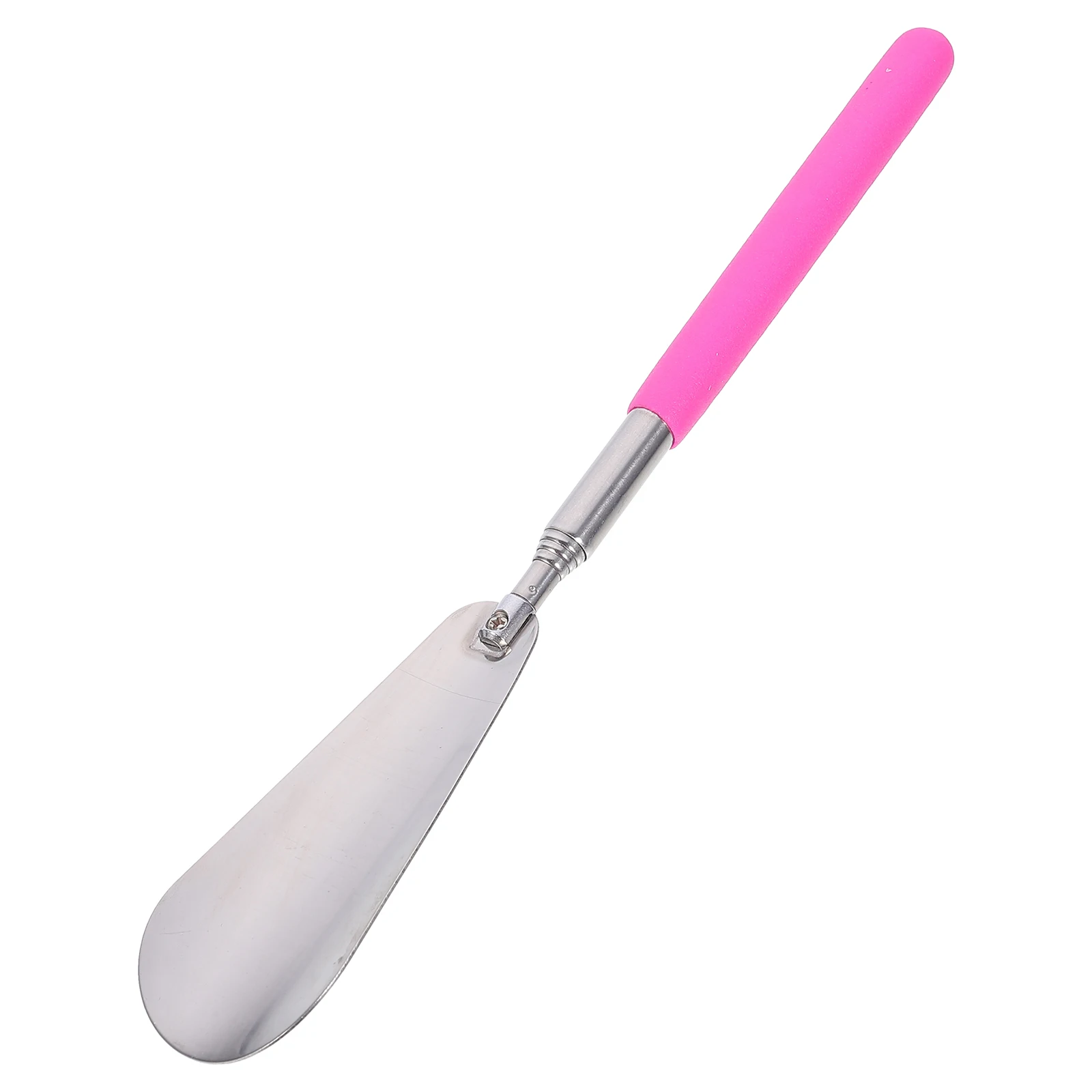 

1pc Portable Shoe Horn Stainless Steel Lightweight Durable Easy Carry Ergonomic Design For Elderly Pregnant Shoes Lifter
