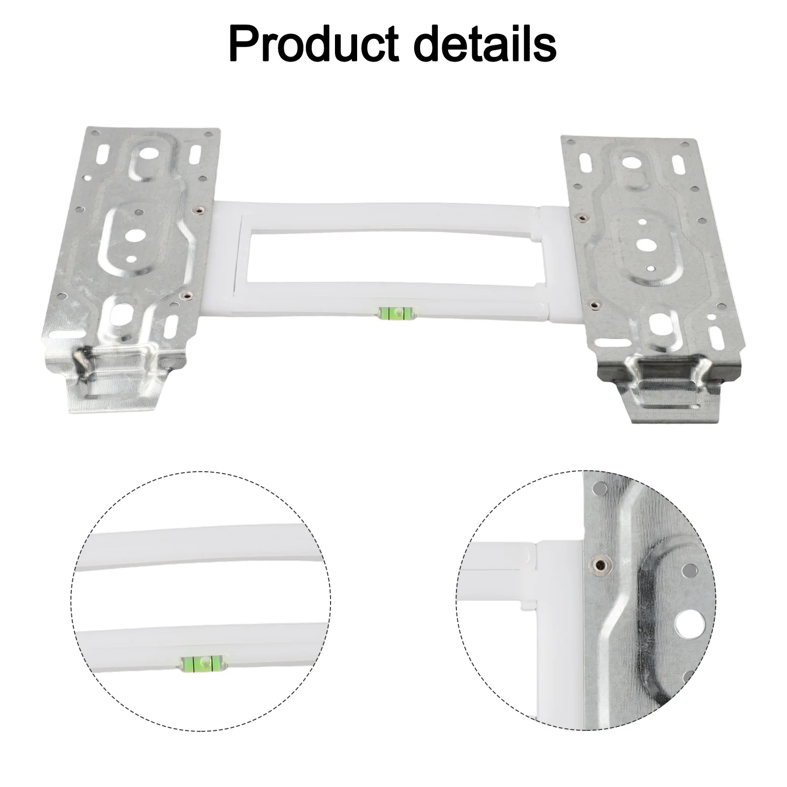 

32*20*2cm Air Conditioner Bracket Level Gauge Bracket Thickened Board Aluminum Curling Design Freely Retractable