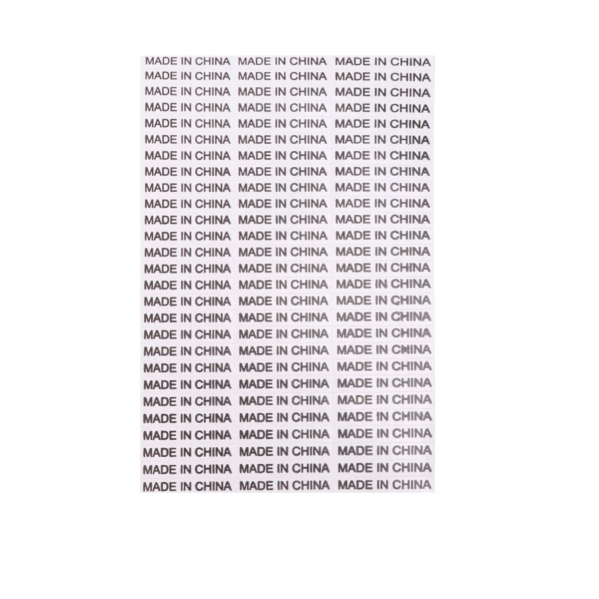 

5000Pcs White Background Black Text Stickers Self Adhesive Waterproof Labels for Packaging Retail Shipping
