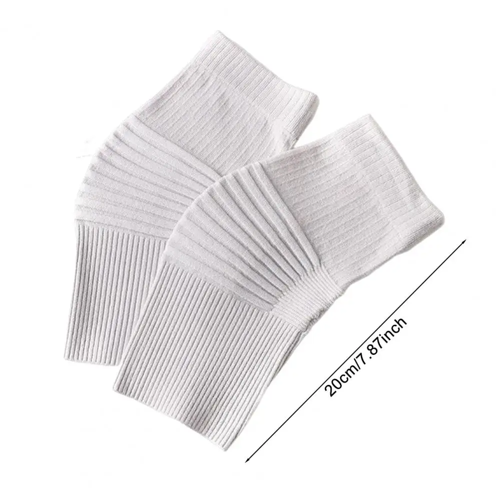 1 par de rodilleras de 20cm para hombres y mujeres, rodillera de algodón elástico para soporte de rodilla, mejora de la circulación, alivio del dolor