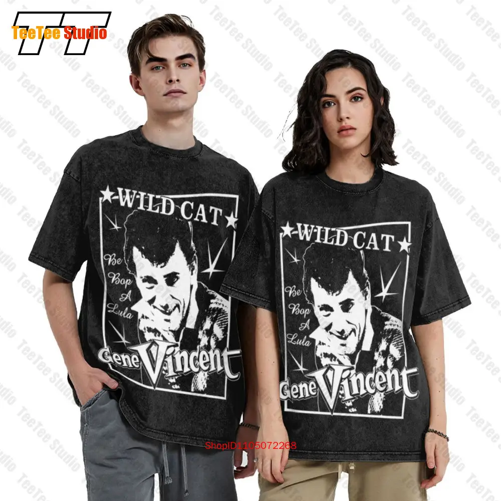Gene Vincent Wildcat Women'S Vintage Oversized T-Shirt QECX