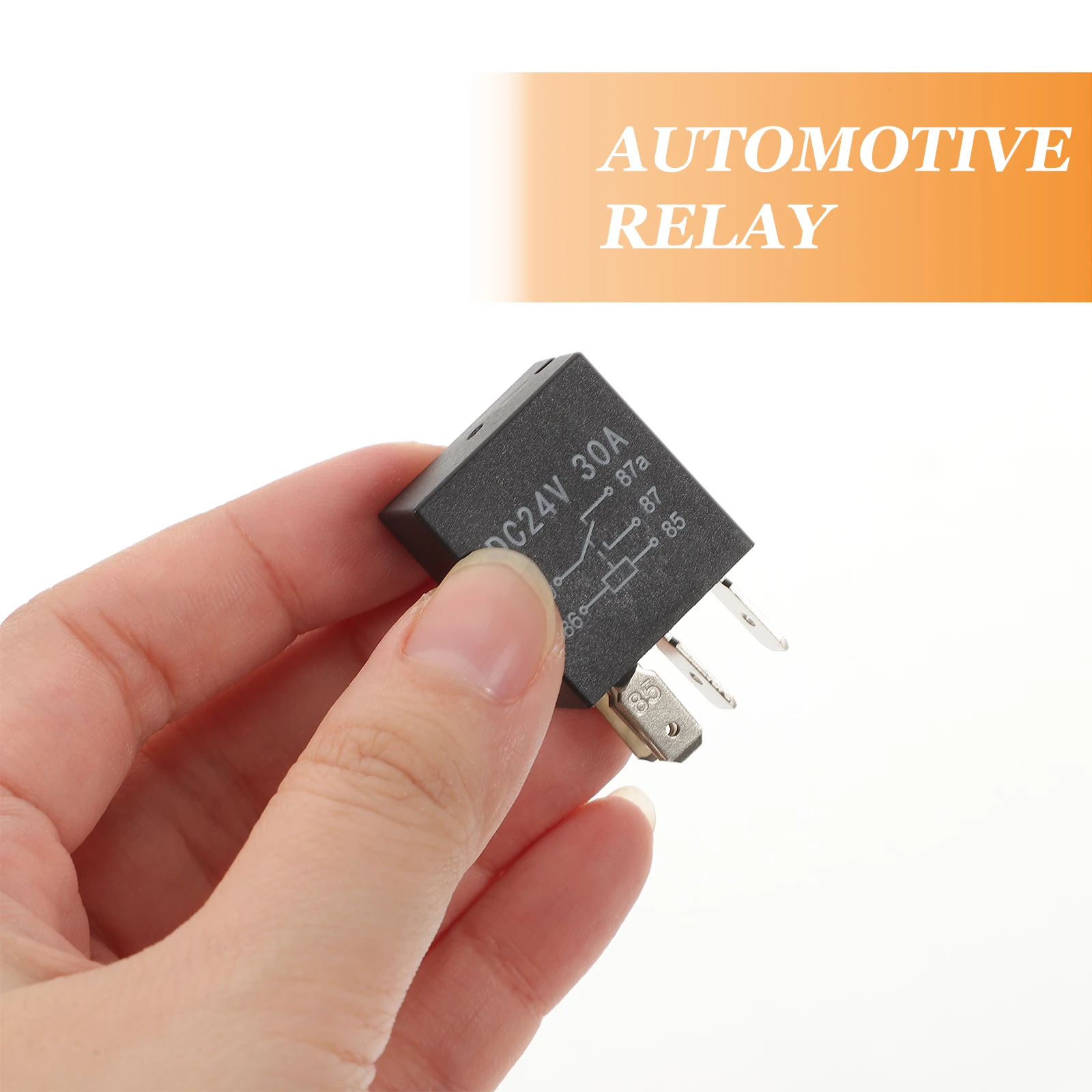 

12V 30A 5-pin Relay Heavy Duty Socket Automotive Use Copper Wire Coil Stable Performance Starter Engine Truck Universal Plastic