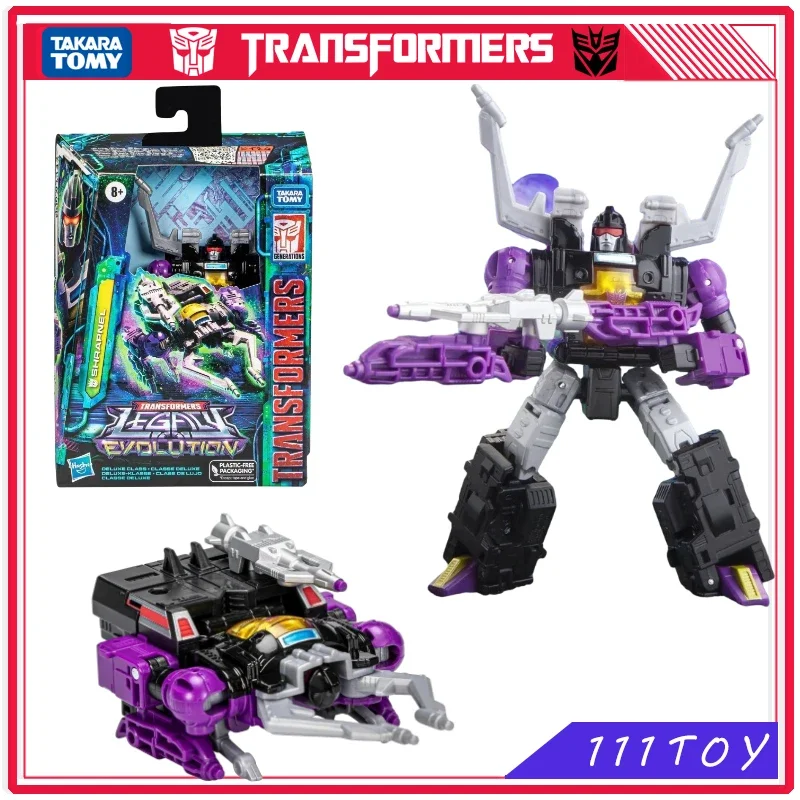 In Stock Takara Tomy Transformers Toy Legacy Evolution Deluxe Class Shrapnel Anime Figure Robot Toys Action Figure Gifts Hobbies