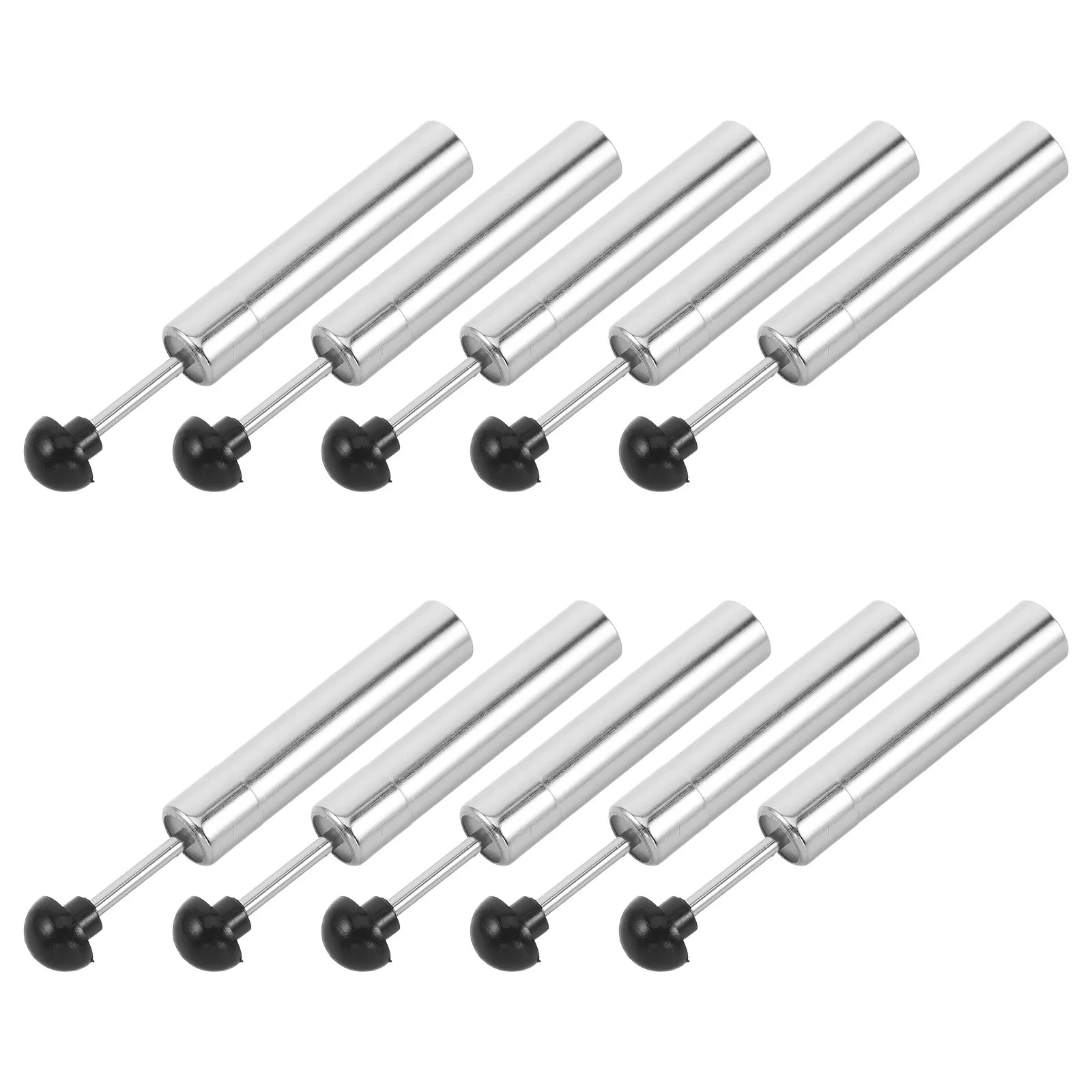 10 amortecedores de controle de ruído dos pces: mecanismo da tampa do lata de lixo de fechamento suave para o kit de substituição de operação silenciosa da cesta de lixo