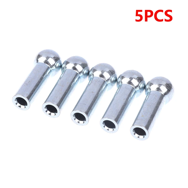 HMA89-5pcs Gym Pulley Machine Stopper Cable Ball Terminals Wire Port Joint Parts For Diameter 5mm 6mm Cables Fitness Equipment