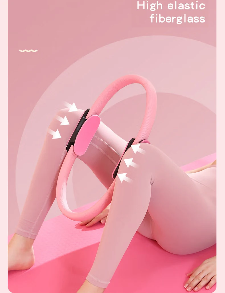 Yoga Pilates Ring Magic Circle Frauen Widerstand Home Workout Zurück Dünne Beine Gestaltung Postpartale Beckenboden Muskel Training – Detail 4