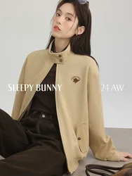 Retro Style Stand Collar Padded Jacket Women Winter Loose Fit Windproof Casual Petite Quilted Coat Warm Outerwear 2025 Fashion