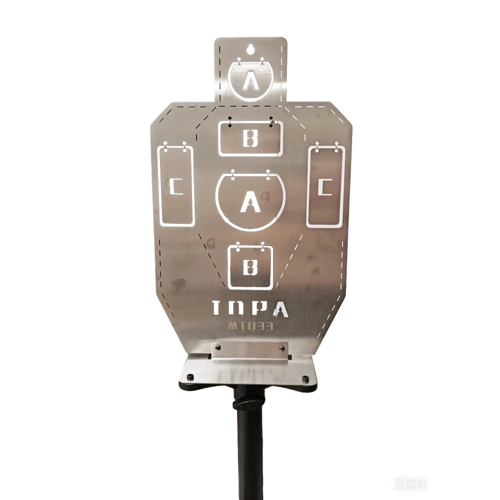 

Stainless steel target IDPA IPSC professional shooting training target Metal target suitable for CO2 Pistol BB Bullet Water Bomb