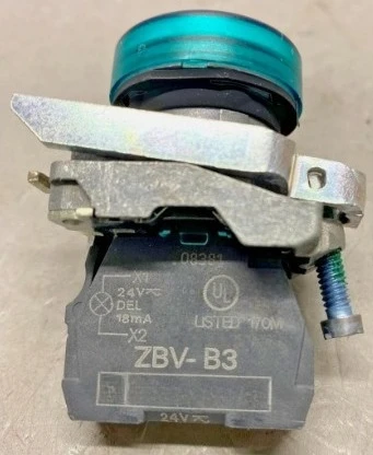 

Brand new XB4BVB3 Pilot light,metal, green, 22mm, universal LED, plain lens, 24V AC DC Fast delivery