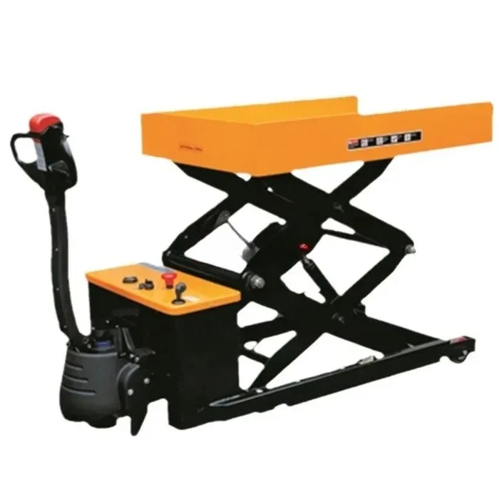 

1 ton all-electric platform car electric walking lift walking automatic hydraulic lift