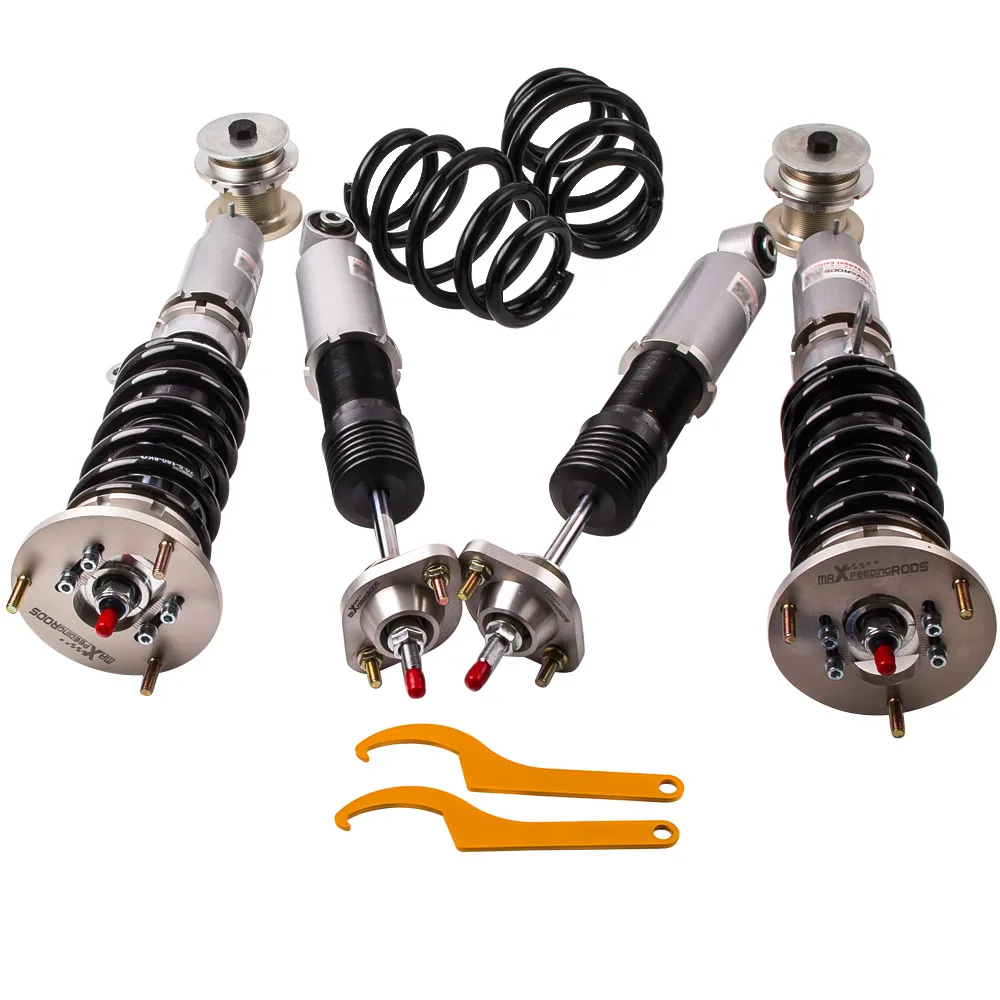 24 Way Adjustable Damper Coilover For BMW E46 330i 325i 328i 318d 320d 1998-2005 Coilover Suspension Spring Camber