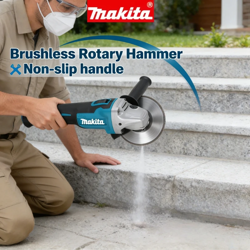 makita-dga404-18v-brushless-electric-angle-grinder-125mm-cordless-grinder-metal-wood-grinding-polishing-cutting-power-tool