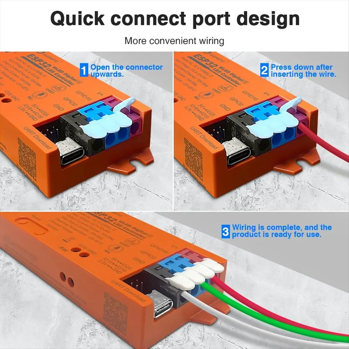 CH◆☆§ WLED LED Controller Dynamic Works Addressable Digital WS2811 WS2812 SK6812 TM1814 WS2813/15 Strip Light~HOT SALE