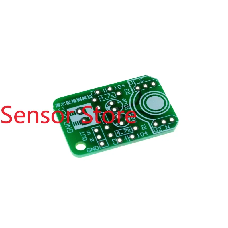 5PCS Hall Magnetic Induction Sensor  Pole Resolution Device North And South  Detection Module DIY Loose Parts