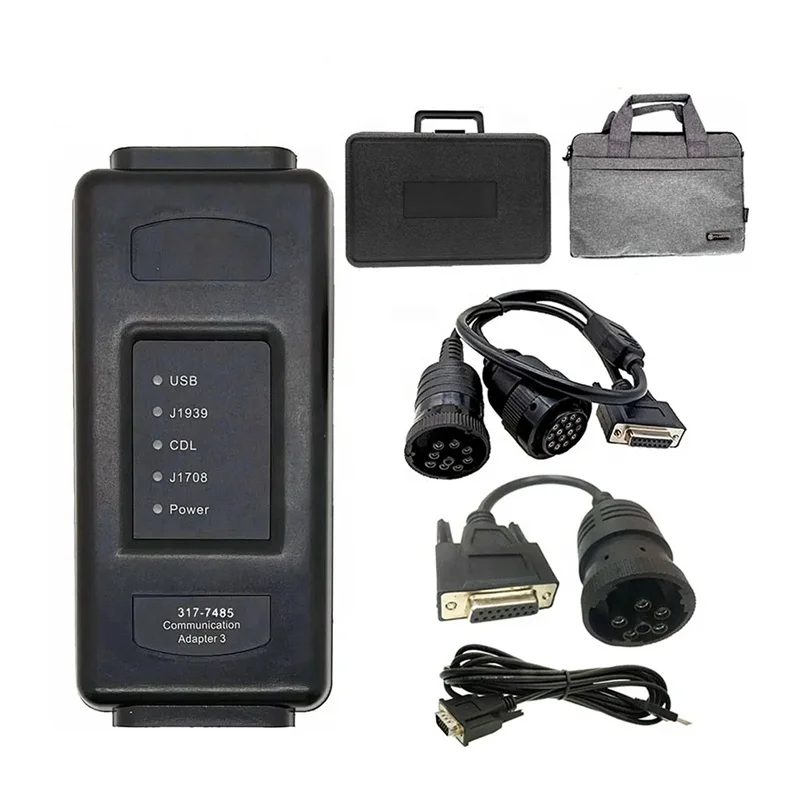 

2024A/2019C CAT ET4 317-7485 Communication Adapter III Truck Diagnostic Tool Support USB Connection ET 4 Heavy Scanner