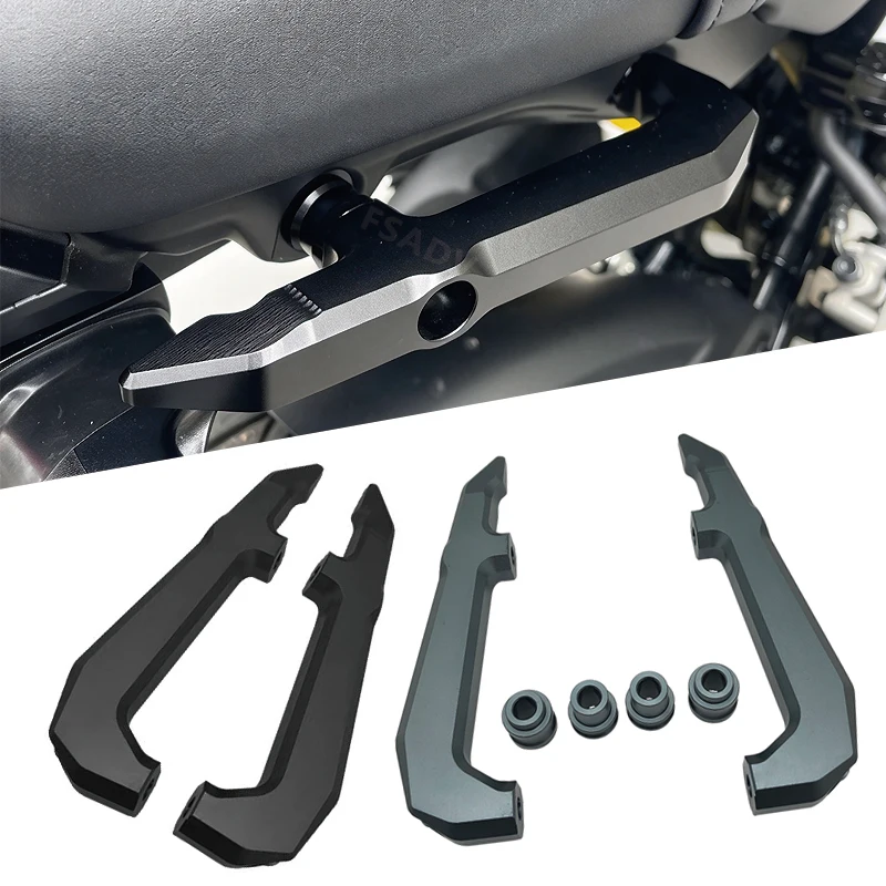 For Honda Grom MSX125 MSX 125 2021-2023 Motorcycle Rear Seat Passenger Handle Grab Bar Rail Armrest Tail Handrail Accessories
