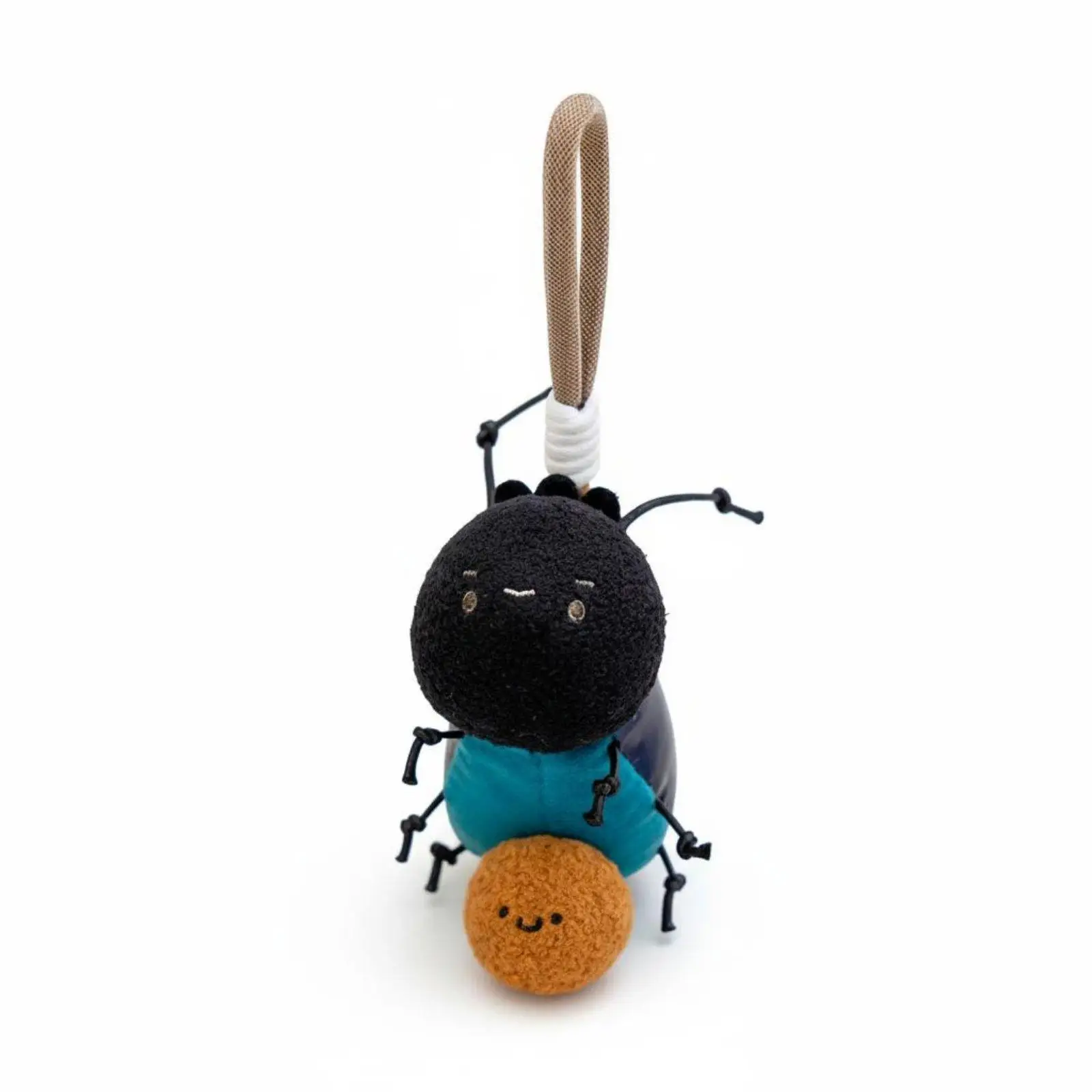 Kawaii Ladybug Plush Doll Soft Stuffed Pendant Keychain Accessory for Teens Bag Backpack or Lanyard
