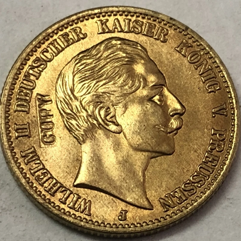 1912 Koninkrijk Pruisen (Duitse Staten) 20 Mark - Wilhelm Ii Kopieer Munt