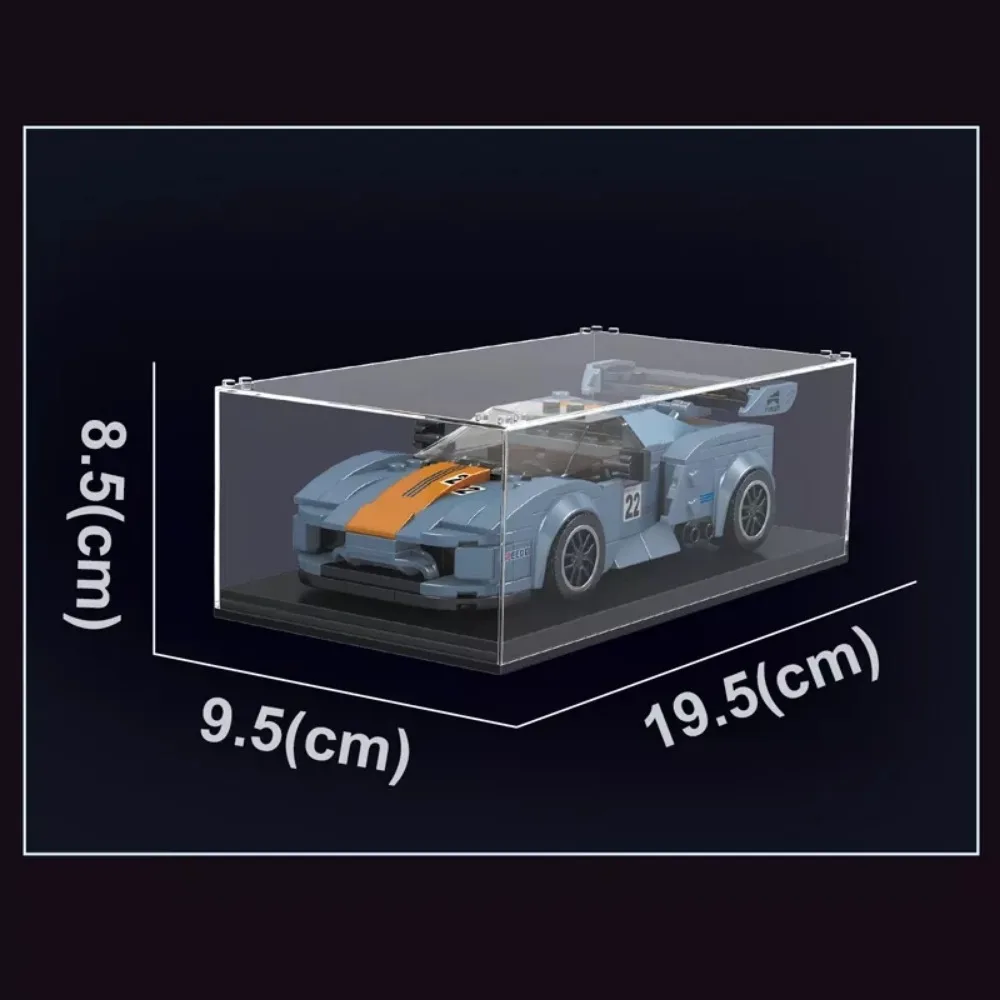 ألعاب سيارات العفن King 918 RSR مع علبة عرض نموذج سيارة لعبة سيارات اللبنات مجموعات بناء سيارات السباق للبالغين والمراهقين #5