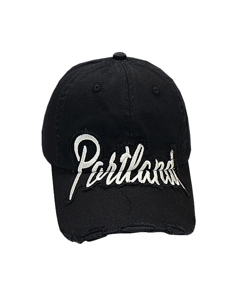 Fashion Letter Baseball Cap Brim Letter Unisex Street Youth Hip Hop Duckbill Cap