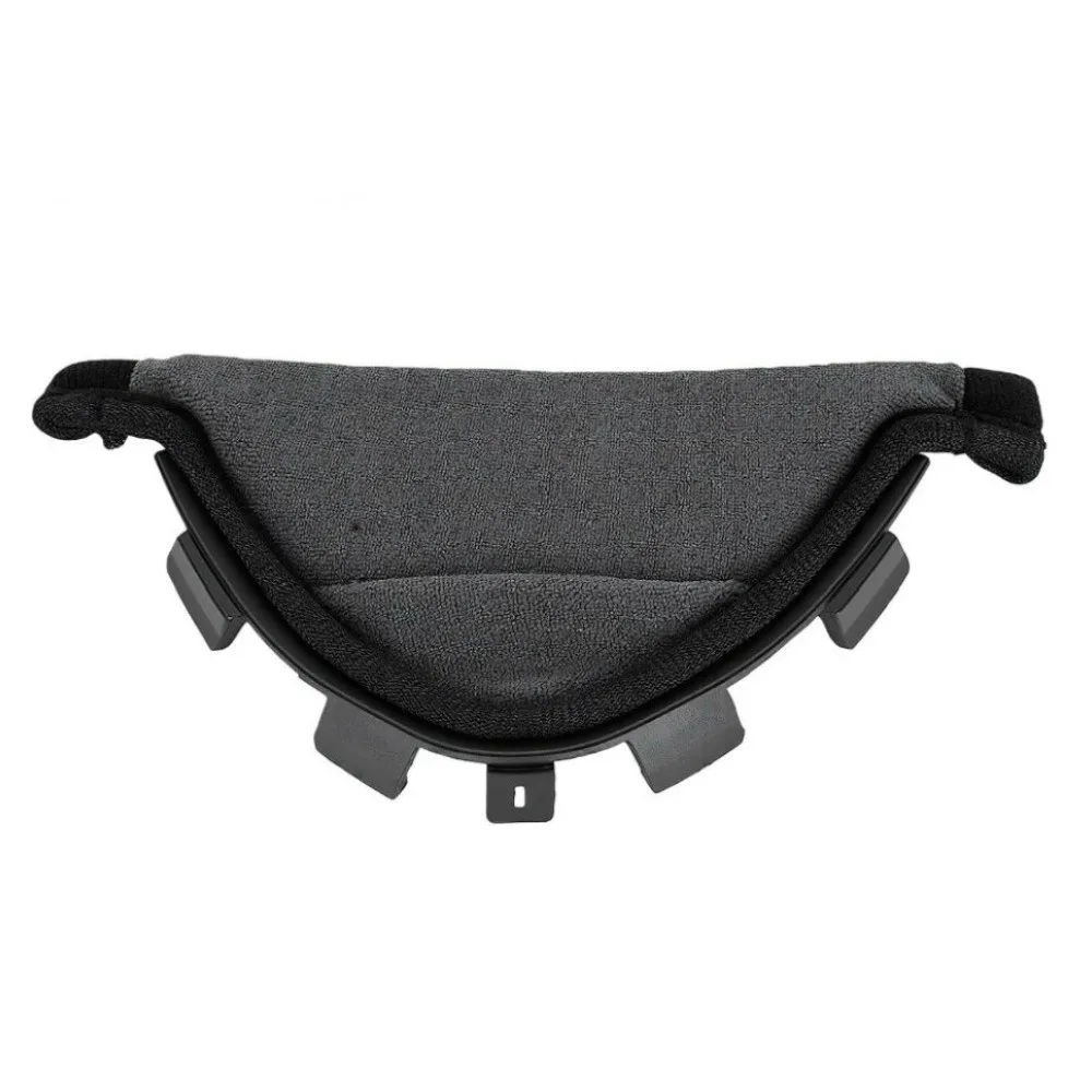 Plastic and Cotton Helmet Chin Curtain Black and Grey Lightweight Motorcycle Helmet Chin Guard for K5 / K5S Helmets