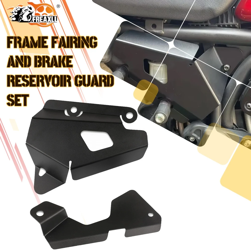 

For Yamaha XSR 700/ Xtribute2015-2025 2024 2023 2022 Side Panel Frame Cover Brake Fluid Reservoir Guard Motorcycle Accessories