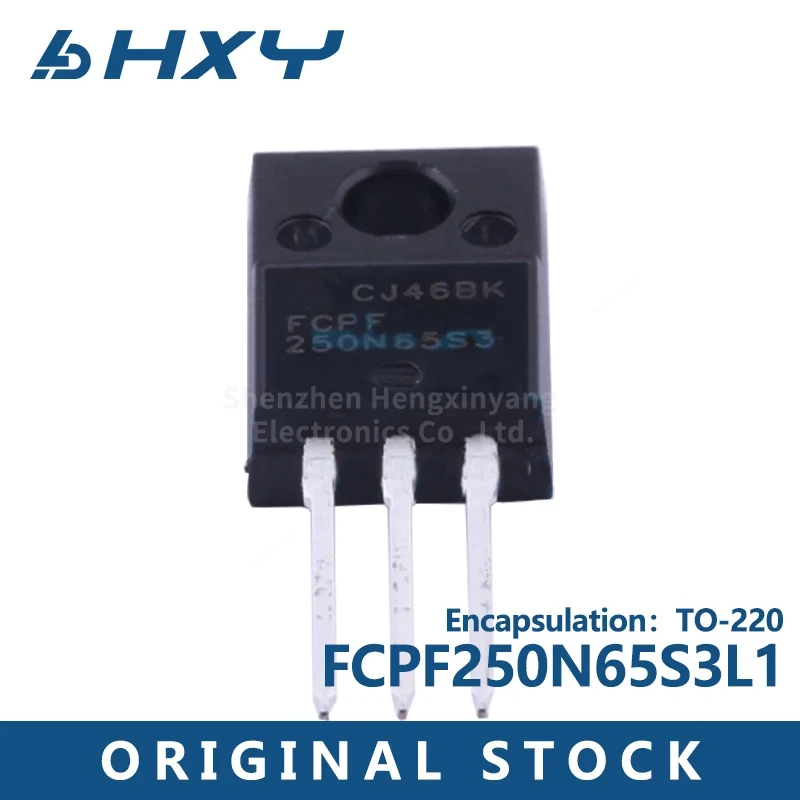 10PCS   FCPF250N65S3L1 MOS FET 650V 12A TO220F-3