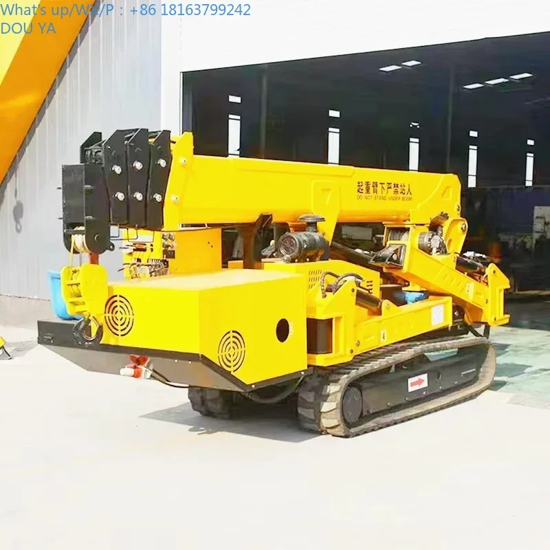 

2026 Mini Spider Crane 1T 1.5T Crawler Telescopic Hoist 3T Capacity 5t 8t Crawler Crane Direct Factory Sales for Construc