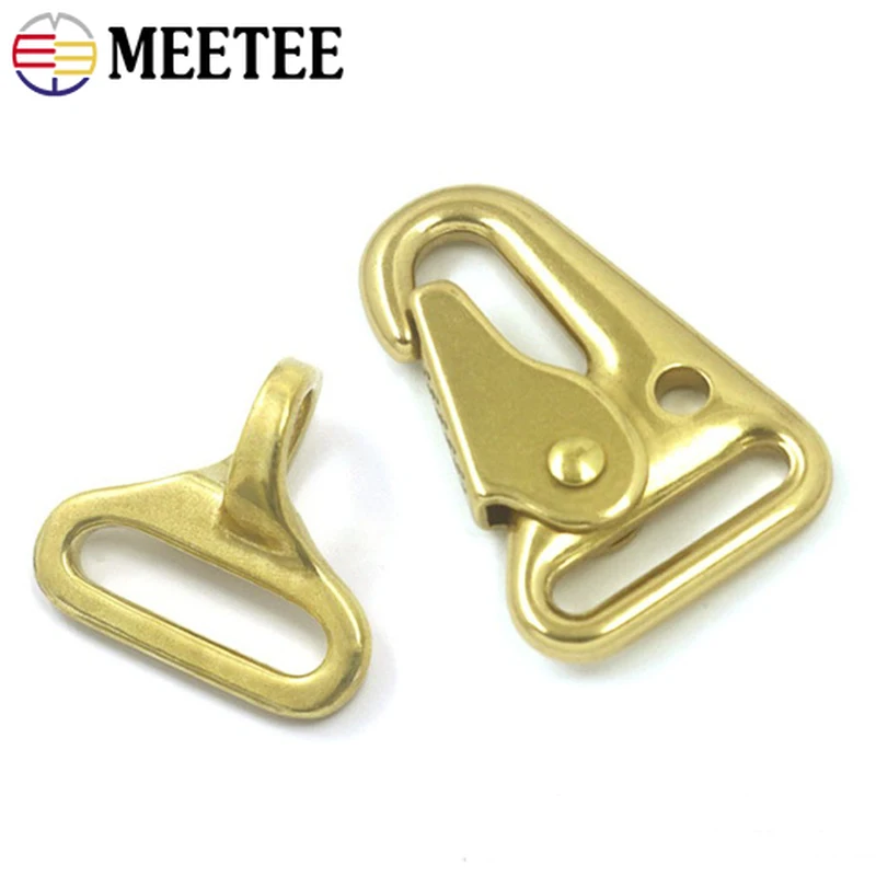 

1/2Pc 29/50mm Solid Brass Olecranon Buckle Outdoor Bag Snap Hook Luggage Backpack Carabiner Buckle DIY Accessories for Handbags
