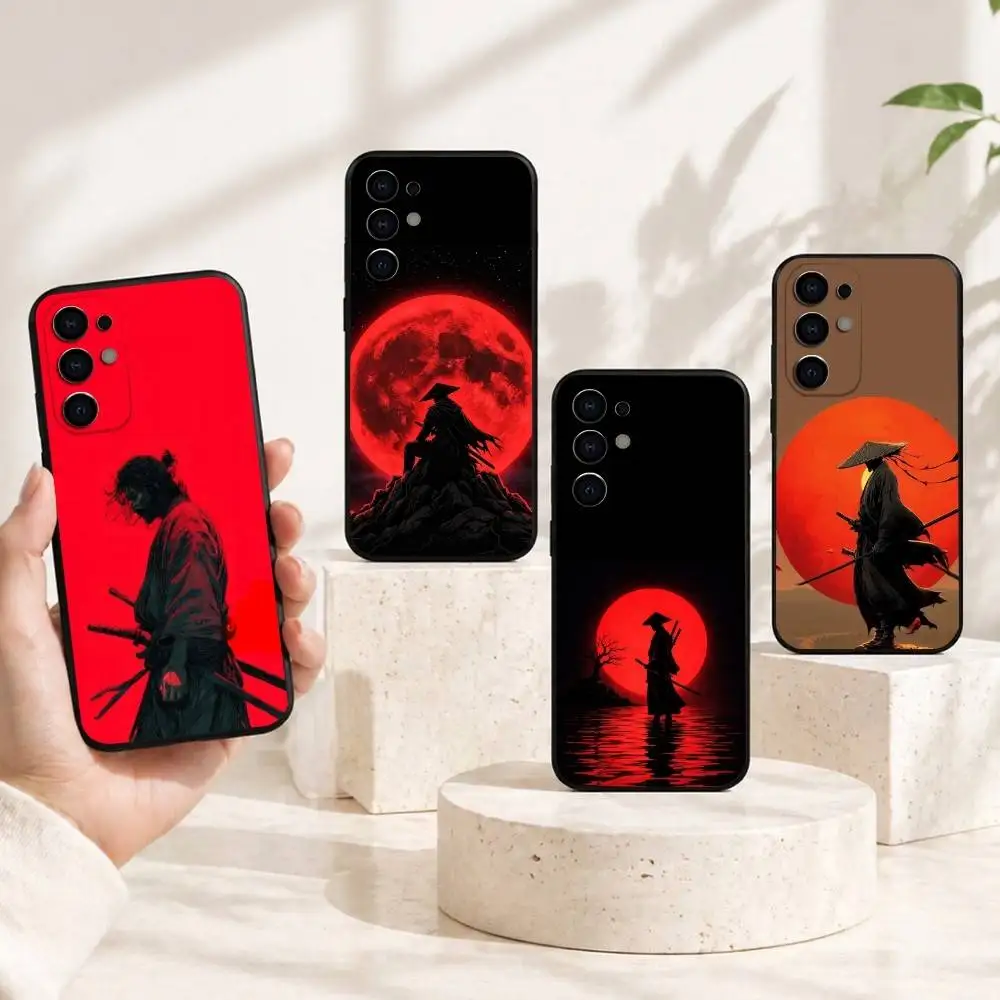 

Japanese samurai of Bushido Phone Case For Samsung S25,S24,S21,S22,S23,S30,Ultra,S20,Plus,Fe,Lite,Note,10,Black Cover