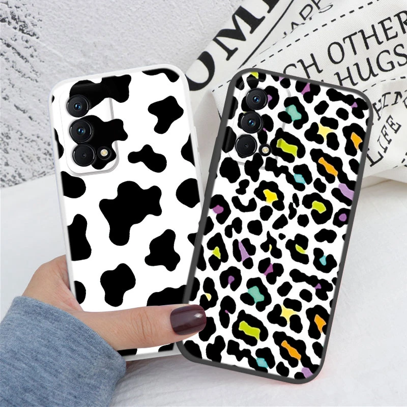 For Realme GT Master Edition Capa Q3 Pro Carnival Case Leopard Printed Animal Cover Soft TPU Funda For Realme GT Master Edition