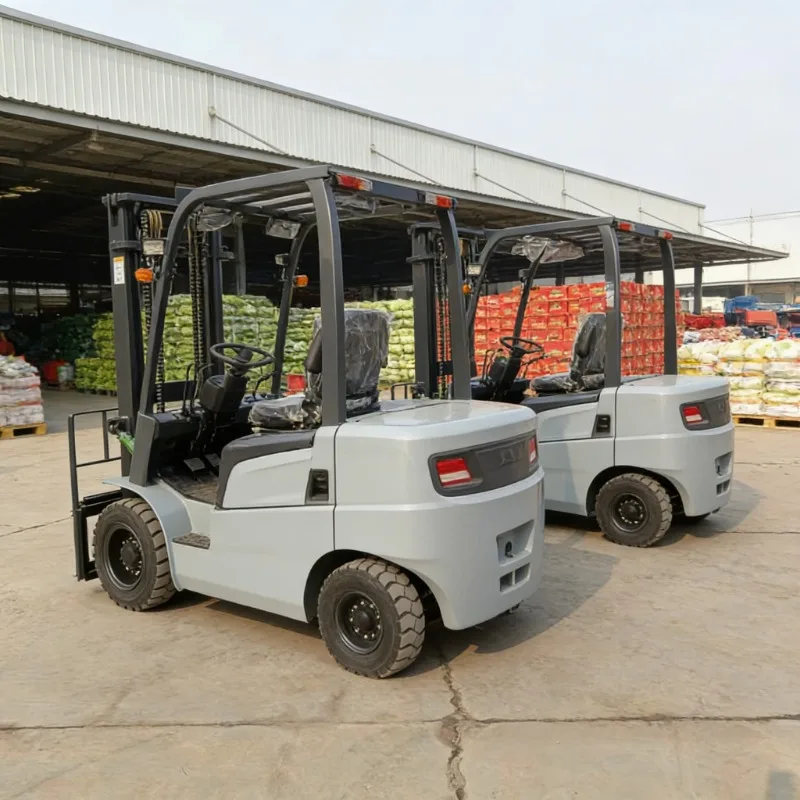Electric Forklift 2 Ton High Intensity Led Lights For Dark Warehouse Use To Maintain Visibility And Operational Safety At Night