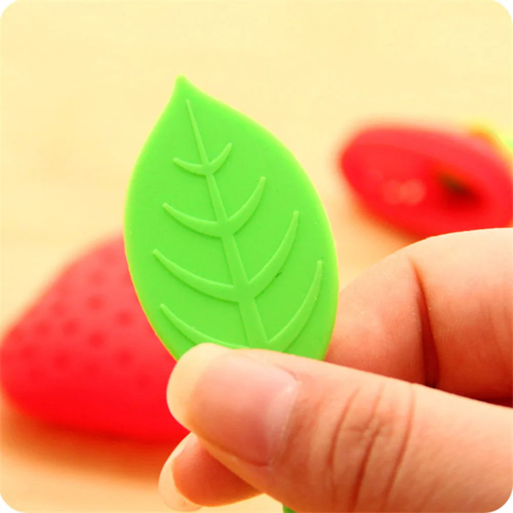 

Silicone Strawberry Tea Infuser High Quality Loose Leaf Tea Strainer Filter Diffuser Eco-Friendly Kitchen Tools